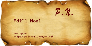 Pál Noel névjegykártya